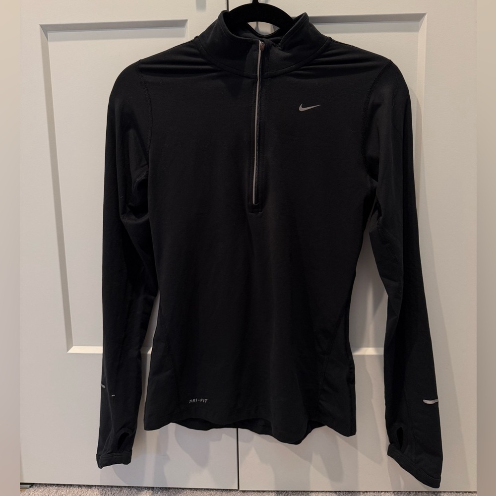Nike Black Half-Zip Performance Top